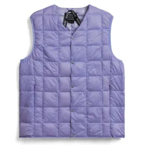 Taion V Button Down Vest - Lavender