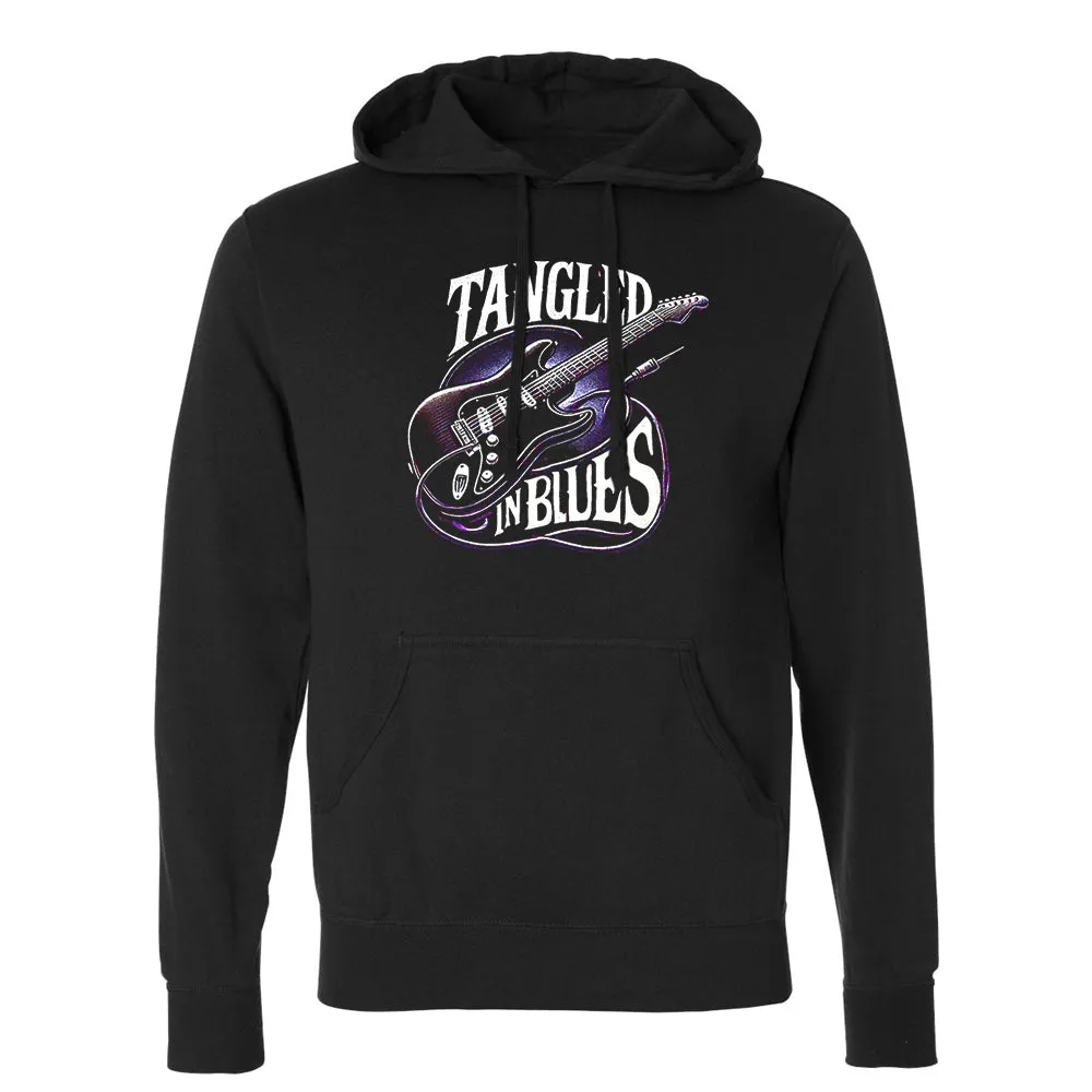 Tangled In Blues Pullover Hoodie (Unisex)