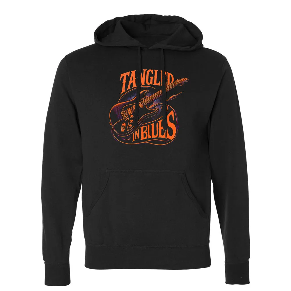 Tangled In Blues Pullover Hoodie (Unisex)