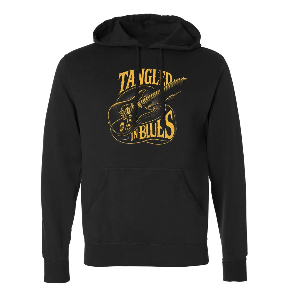 Tangled In Blues Pullover Hoodie (Unisex)