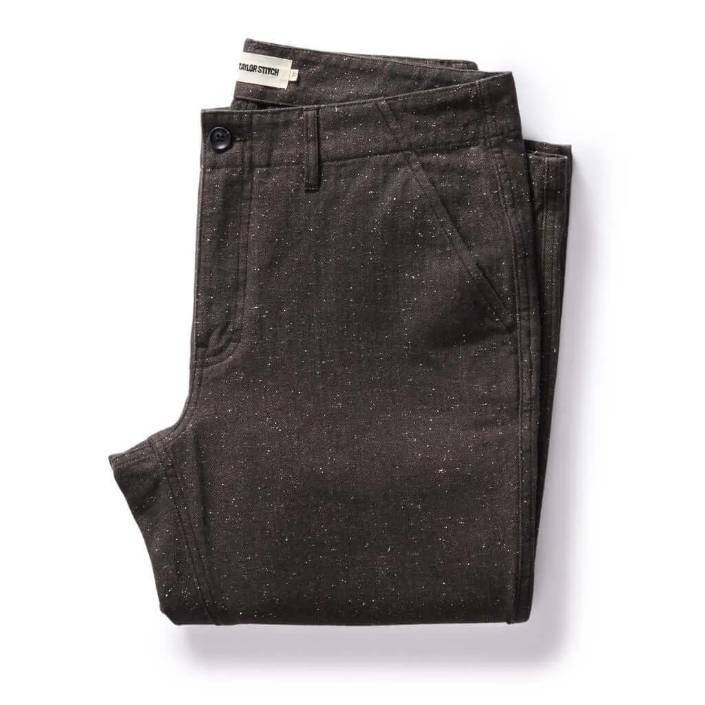 Taylor Stitch The Carnegie Pant in Peat Nep Herringbone