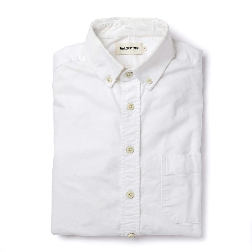 Taylor Stitch The Jack in White Everyday Oxford