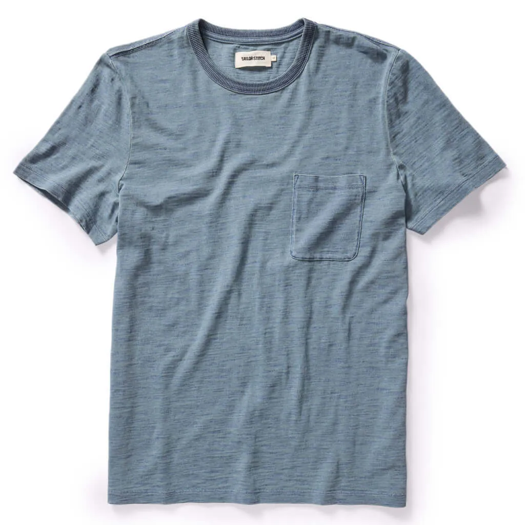 Taylor Stitch The Organic Cotton Tee in Dyed Indigo