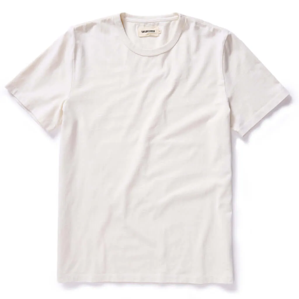 Taylor Stitch The Organic Cotton Tee in Vintage White