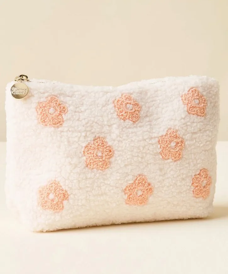 Teddy Pouch - Peach Flower