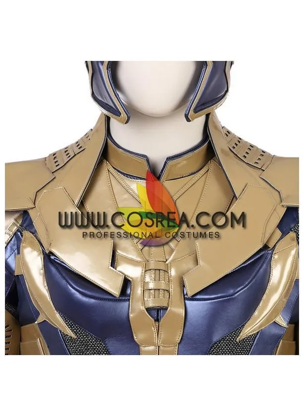 Thanos costume for Infinity War cosplay made of PU leather