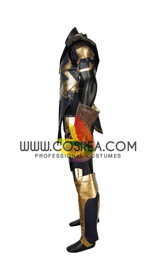 Thanos Infinity War Cosplay Costume Metallic PU Leather