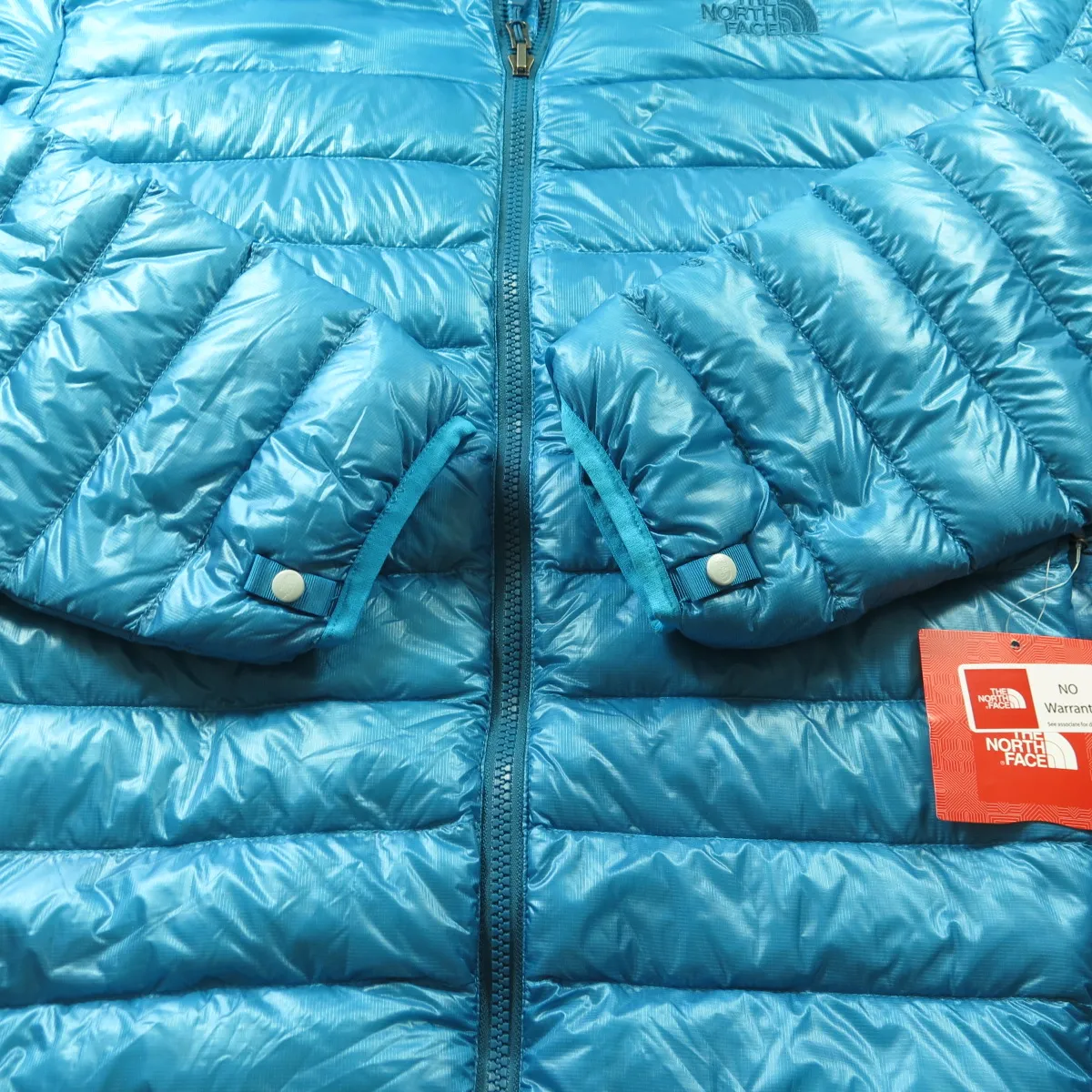 The North Face Flint 550 Jacket Mens Medium New Insulated Meridian Blue Puffy