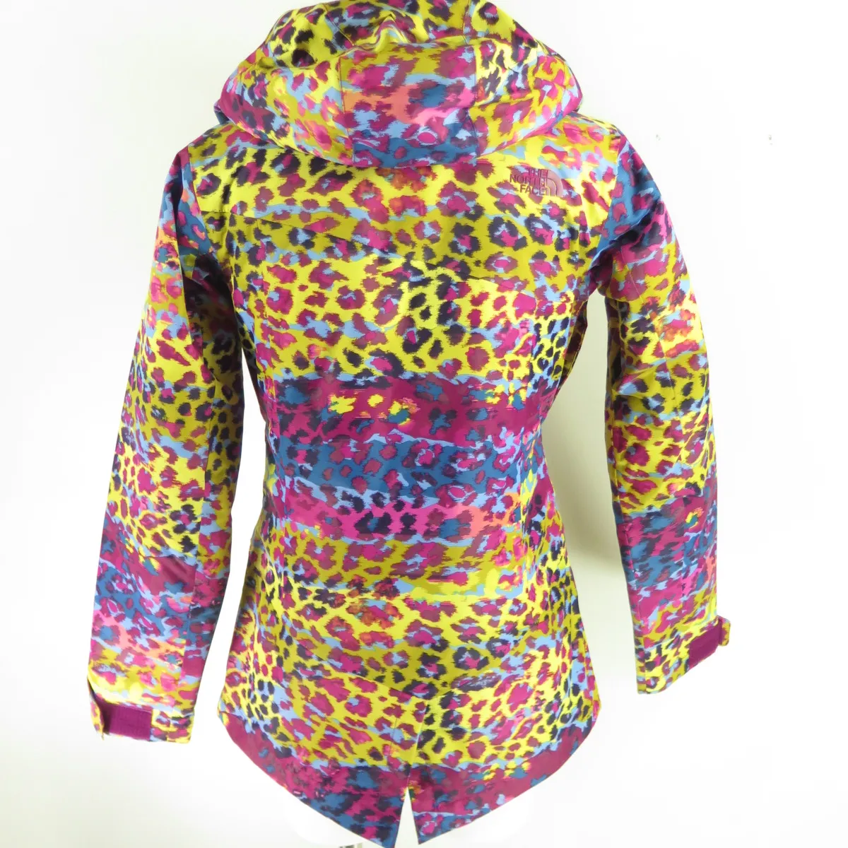 The North Face Vagabond Ski Jacket Womens XS Animal Print Hyvent MSRP $199