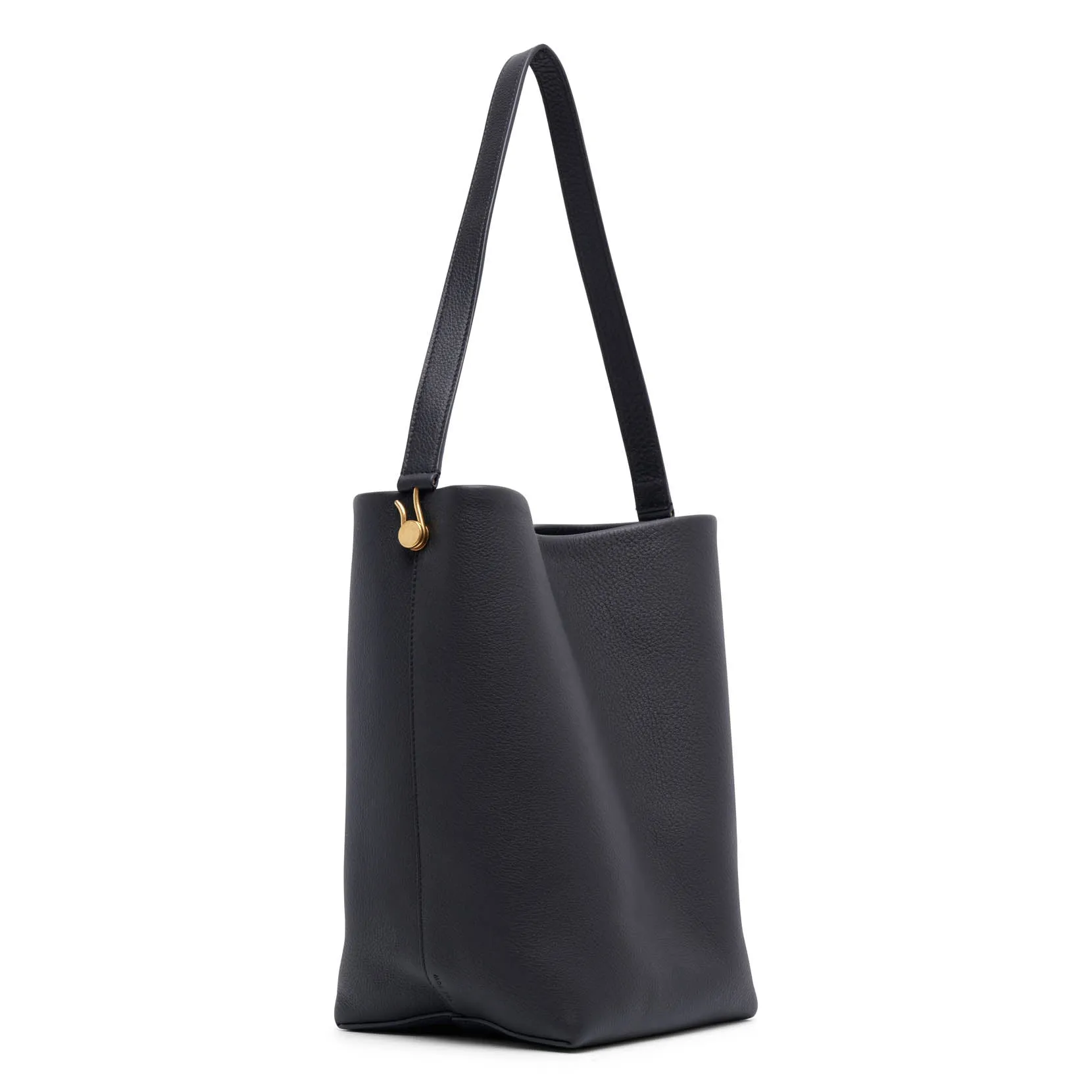 The Row Medium NS hook black tote bag