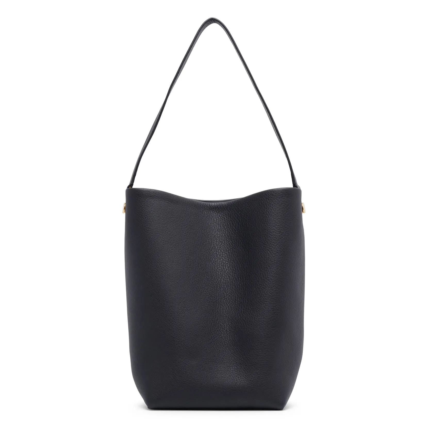 The Row Medium NS hook black tote bag