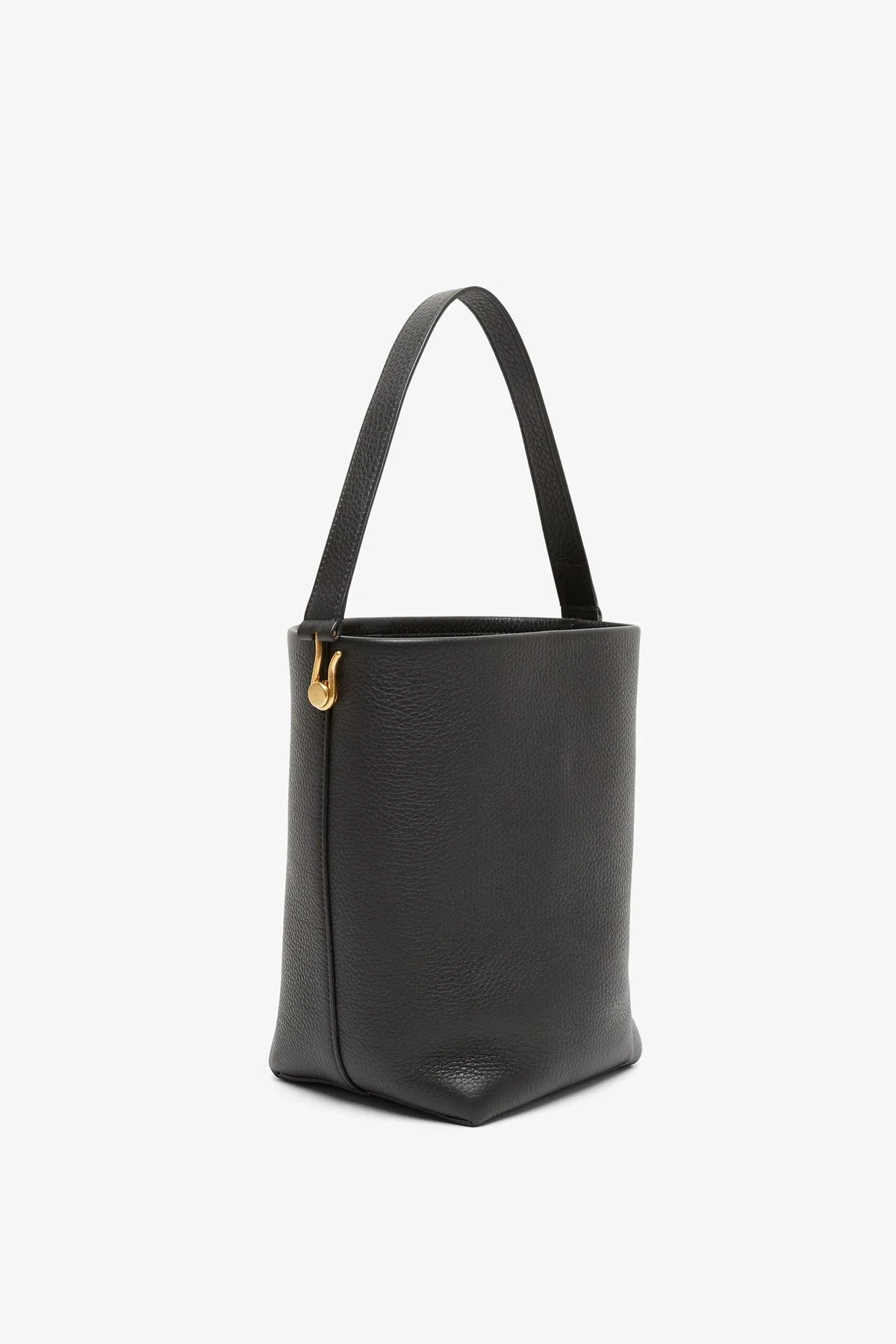 The Row Small NS hook black tote bag