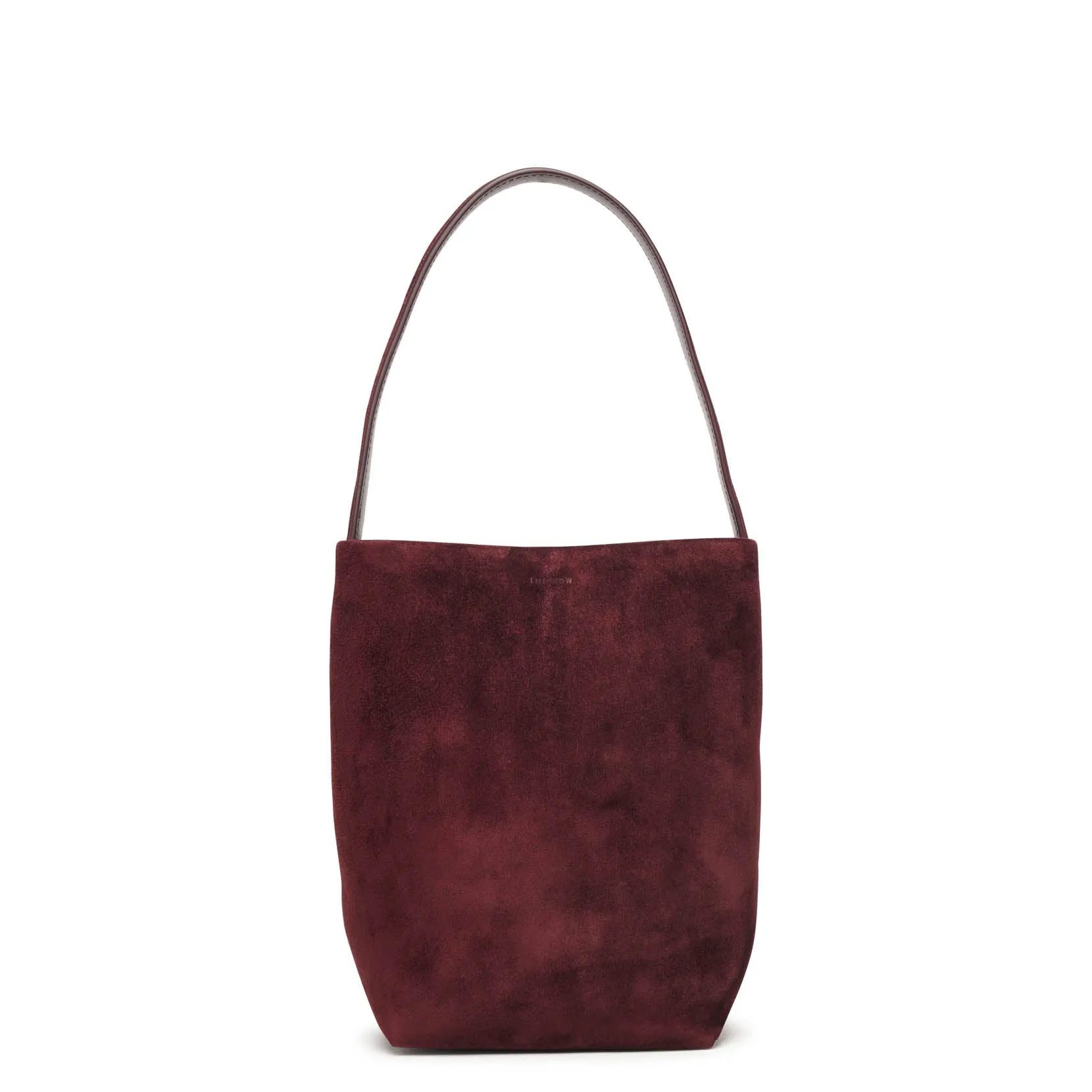 The Row Small N/S Park suede tote bag