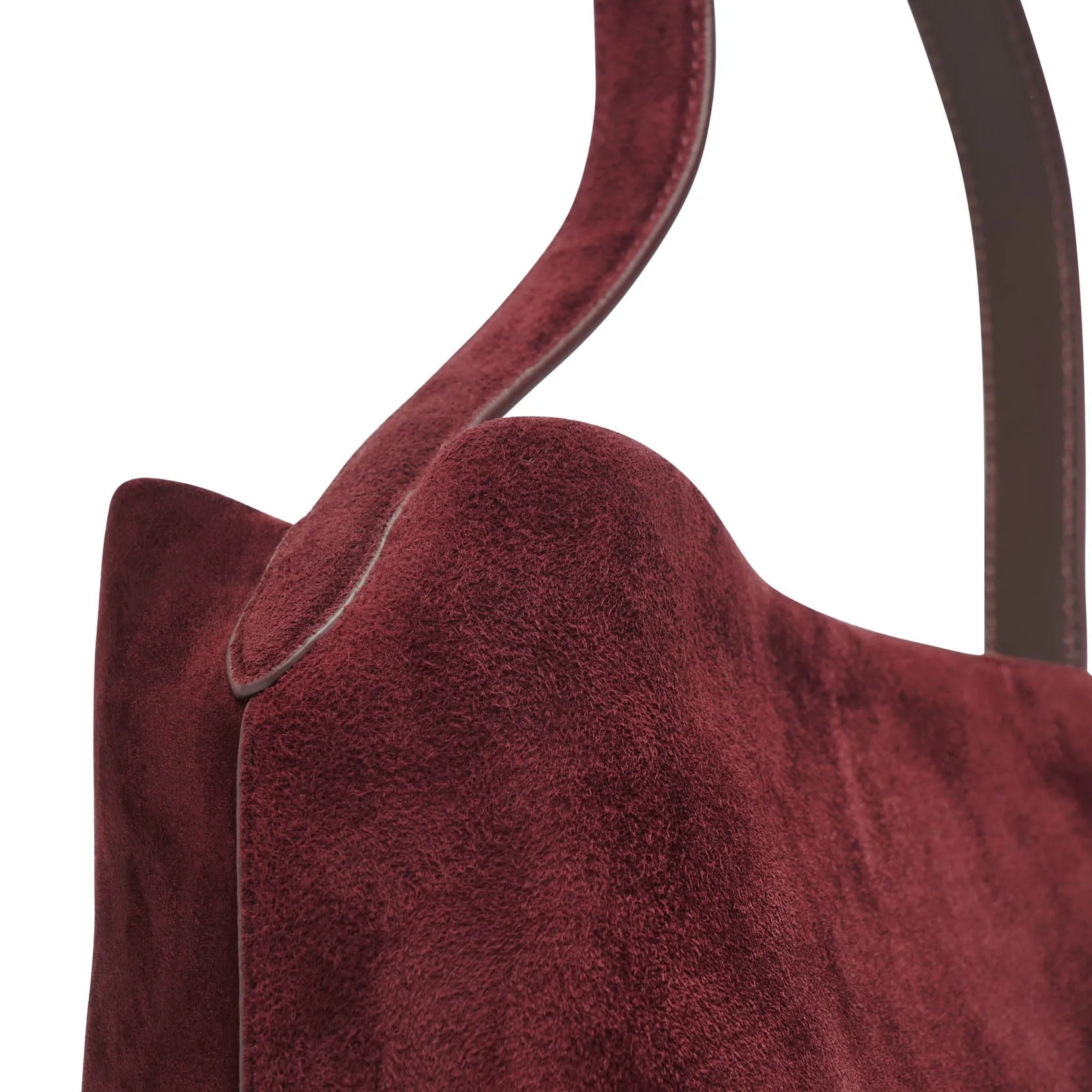 The Row Small N/S Park suede tote bag