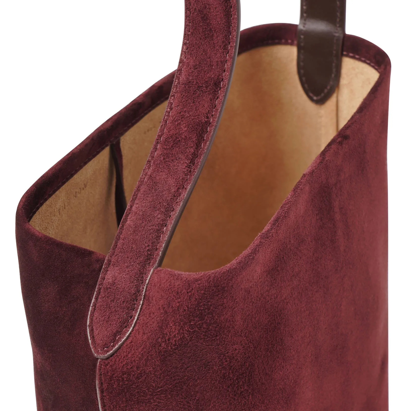 The Row Small N/S Park suede tote bag