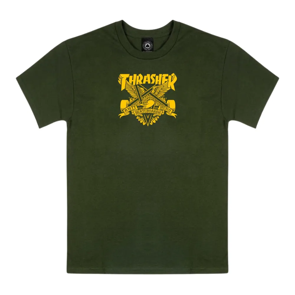 Thrasher Eaglegram T-Shirt Forest Green