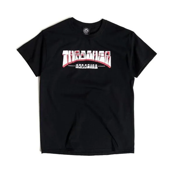 THRASHER FIRME LOGO TEE - BLACK