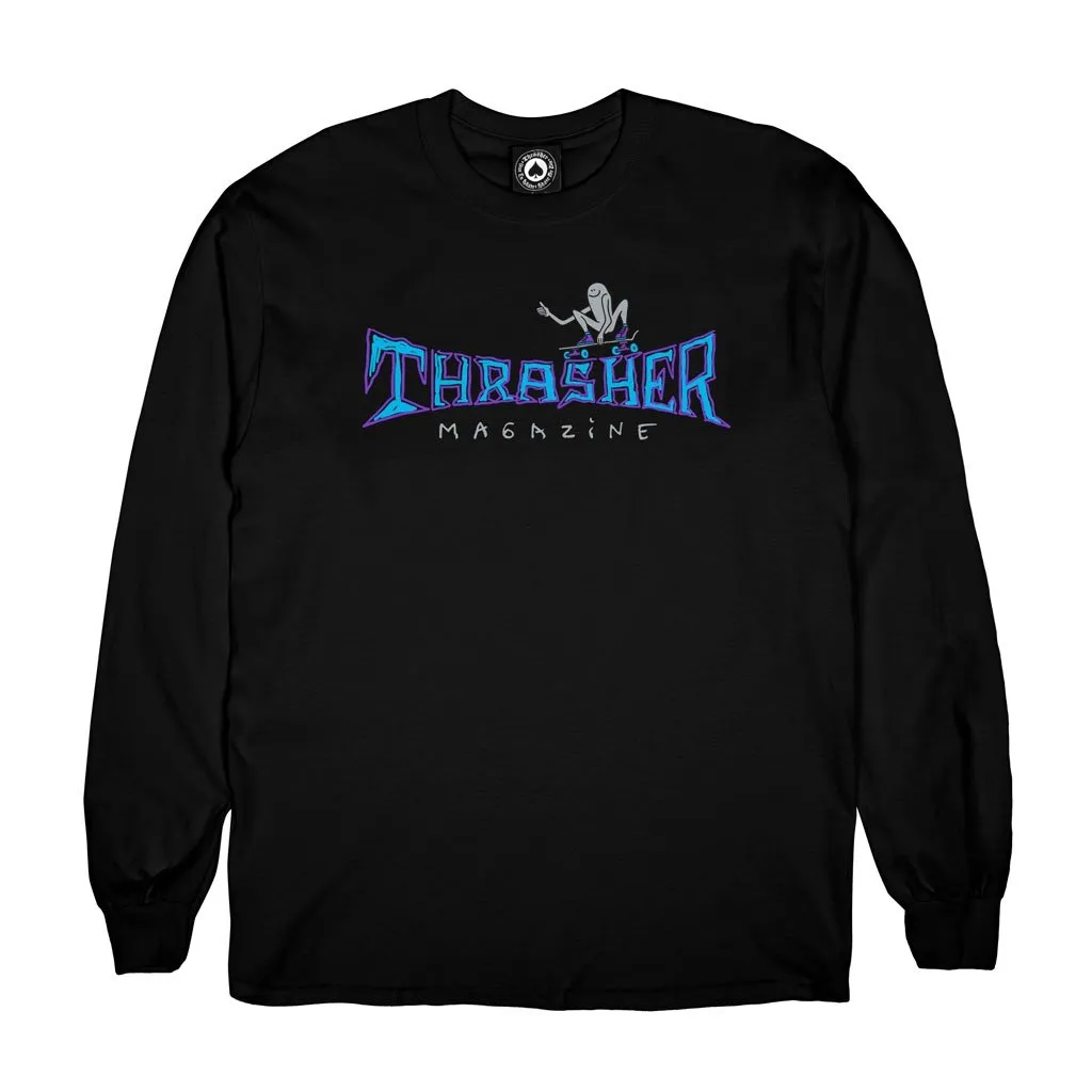 THRASHER GONZ THUMBS UP LONG SLEEVE MENS T-SHIRT