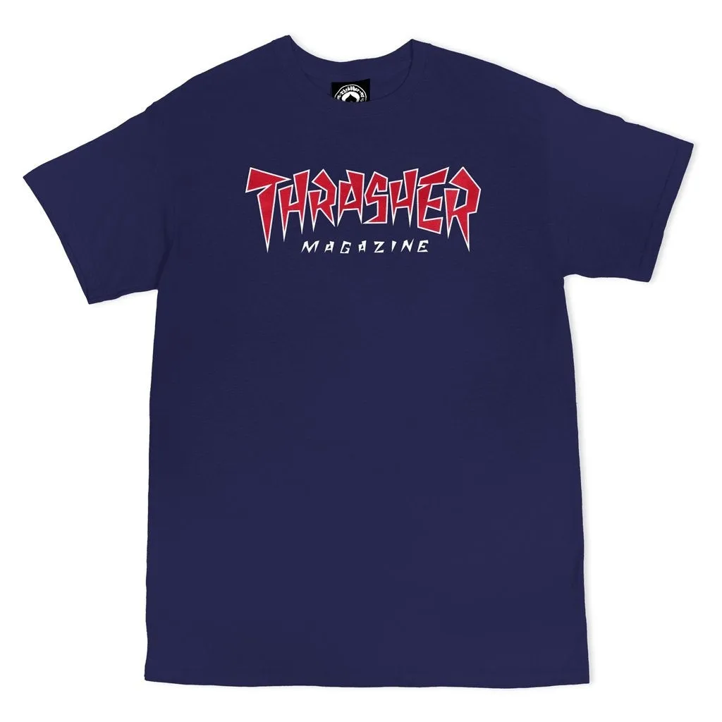 THRASHER JAGGED LOGO MENS T-SHIRT