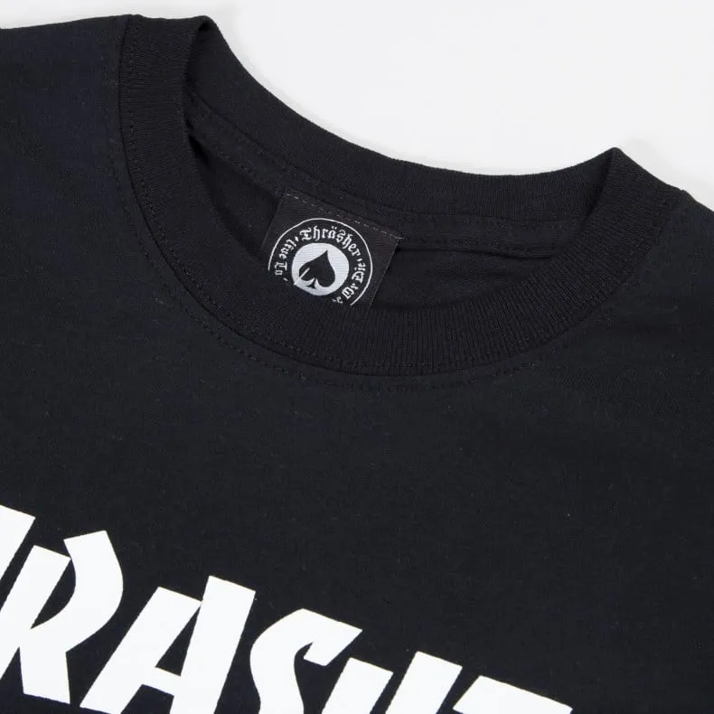 Thrasher Logo T-Shirt (Black/White)