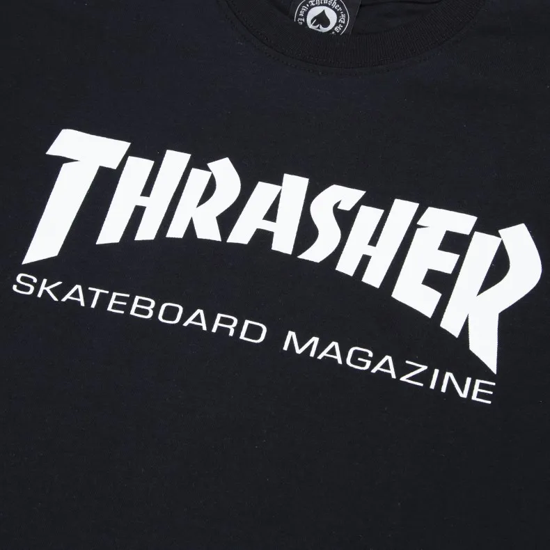 Thrasher Logo T-Shirt (Black/White)