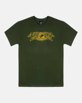 THRASHER X ANTIHERO Mag Banner T-Shirt