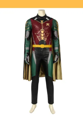 Titan Robin Costume PU Leather Cosplay Metallic