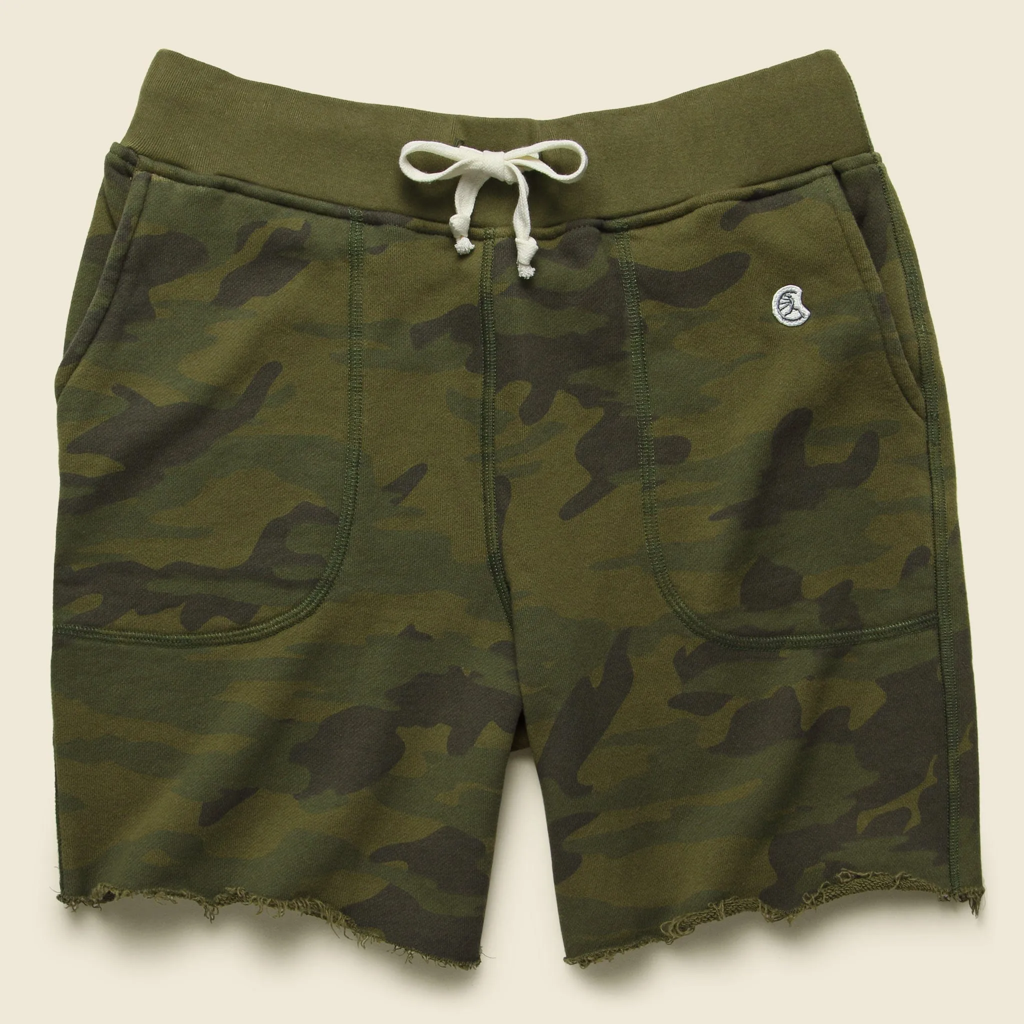 Todd Snyder + Champion - Fatigue Camo Sweatshort - Green