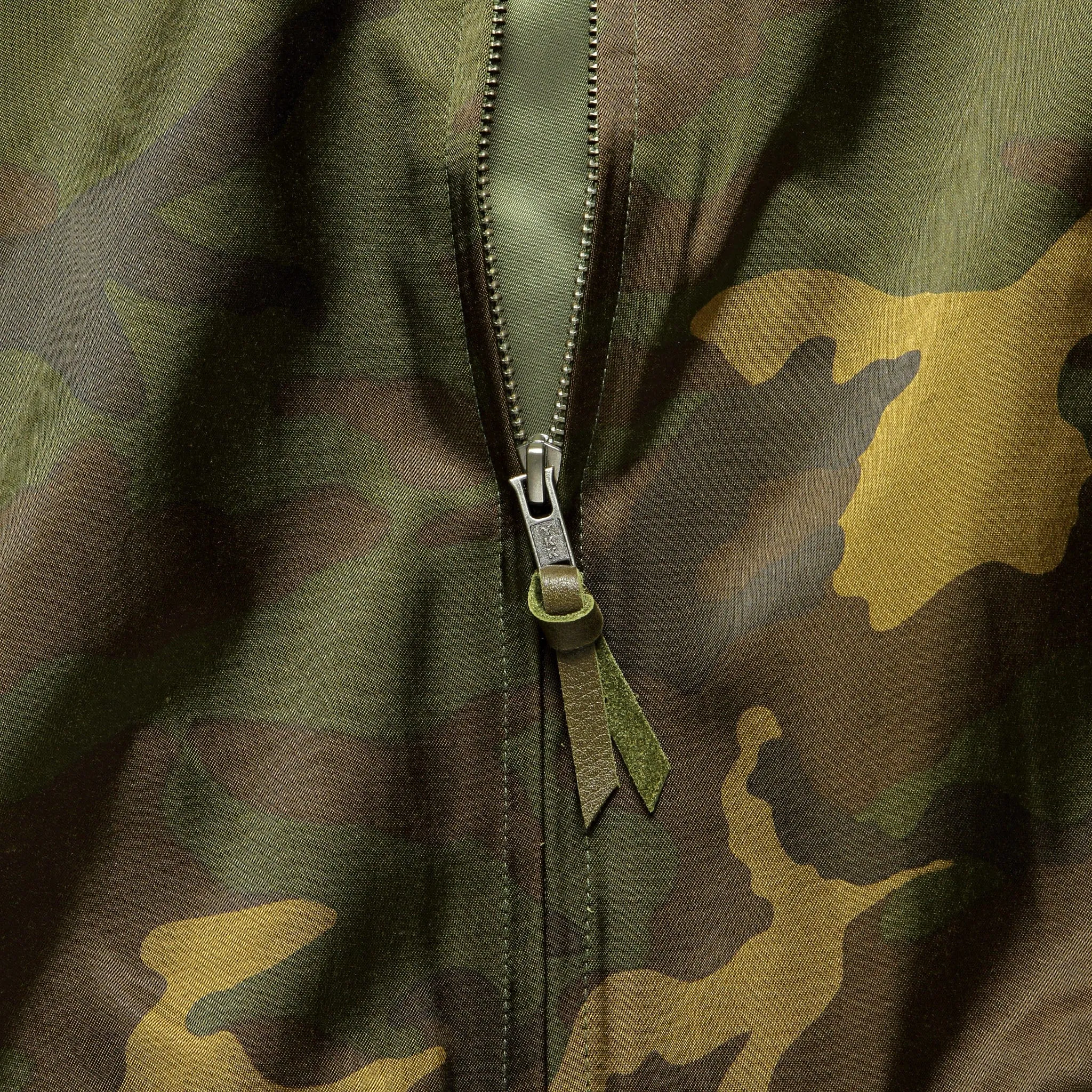 Todd Snyder + Champion - Satin Camo Bomber - Green