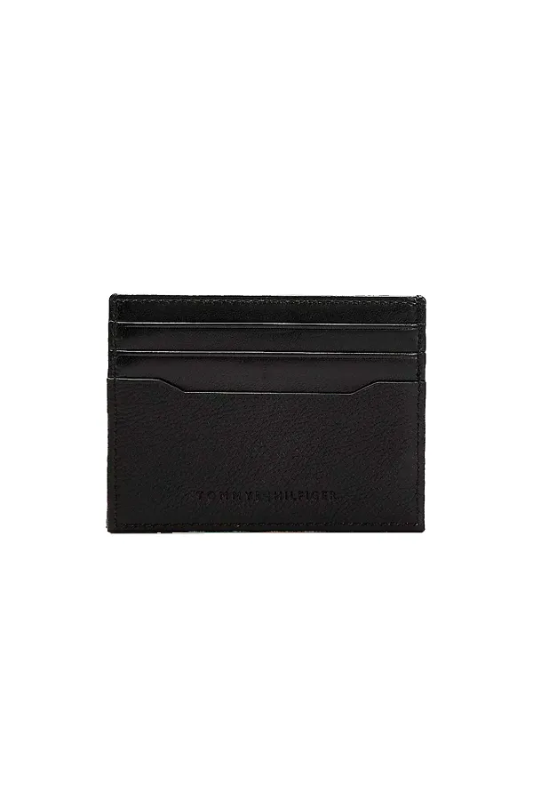 Tommy Hilfiger Leather Card Holder Black