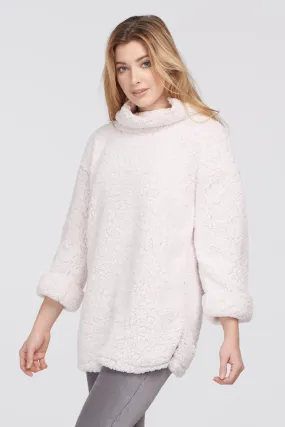 Tribal Sherpa Oversized Top with Side Pockets