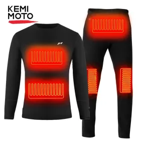 USB Heated Thermal Underwear Set - KEMIMOTO