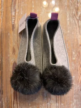 Warm winter slippers