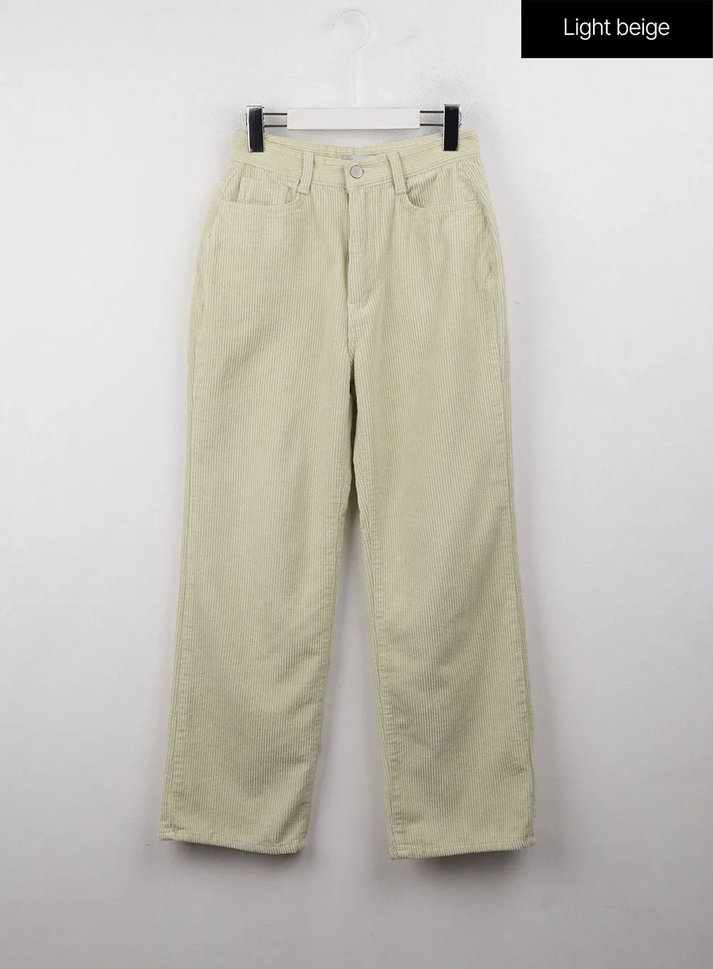 Wide Corduroy Cotton Pants - OJ409