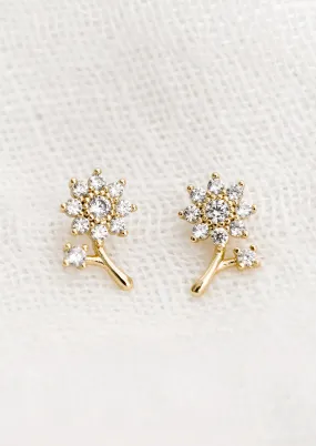 Wild Sunflower Stud Earrings