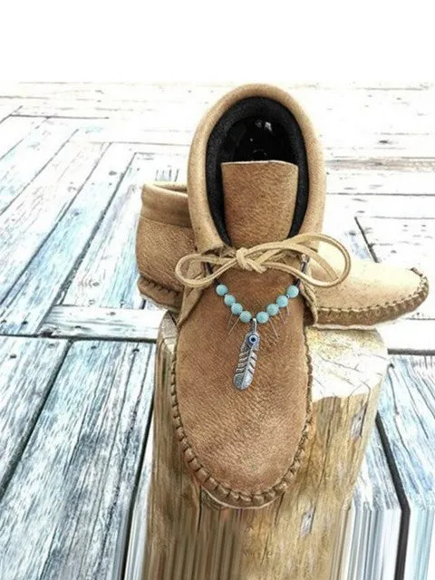 Women Western Slip On Cowgirl Ankle Boots