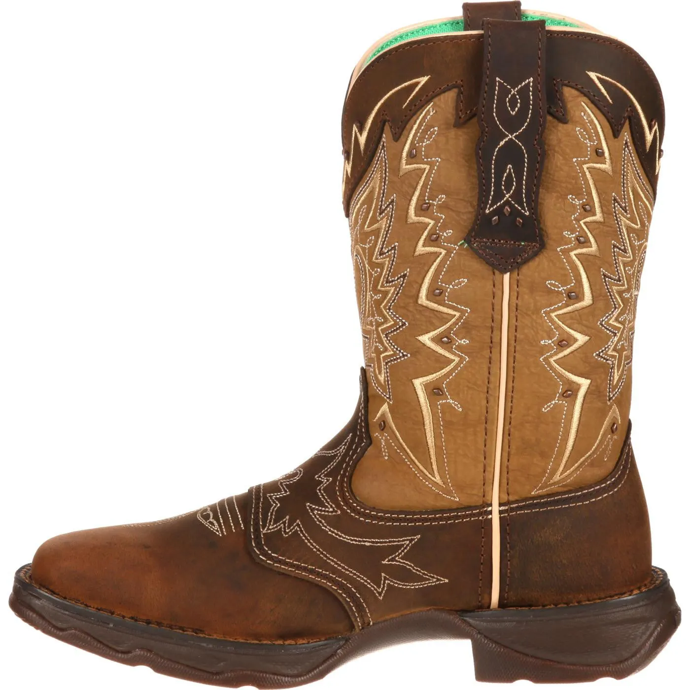 Women's Durango Lady Rebel Let Love Fly (Tan \ Brown)