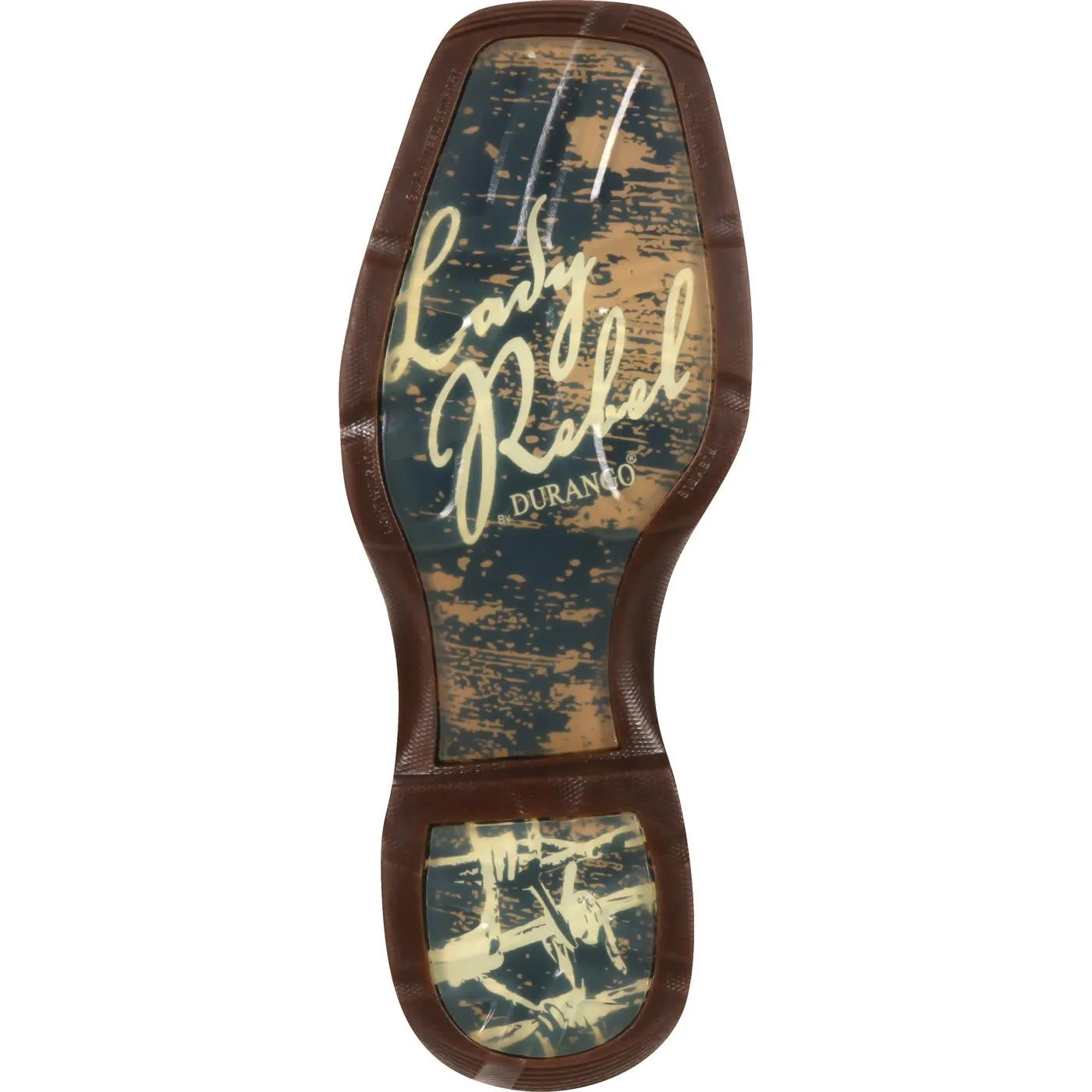 Women's Durango Lady Rebel Let Love Fly (Tan \ Brown)