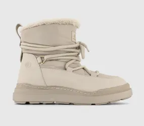 Womens Earth Addict Eira Snow Boots Beige