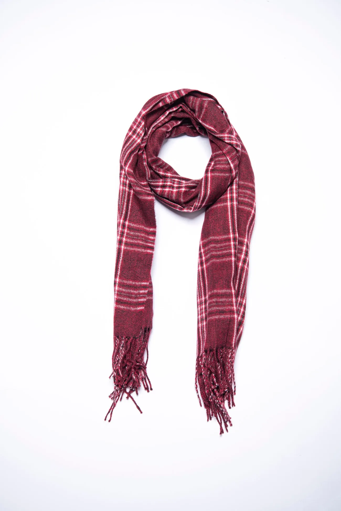 wool plaid scarf