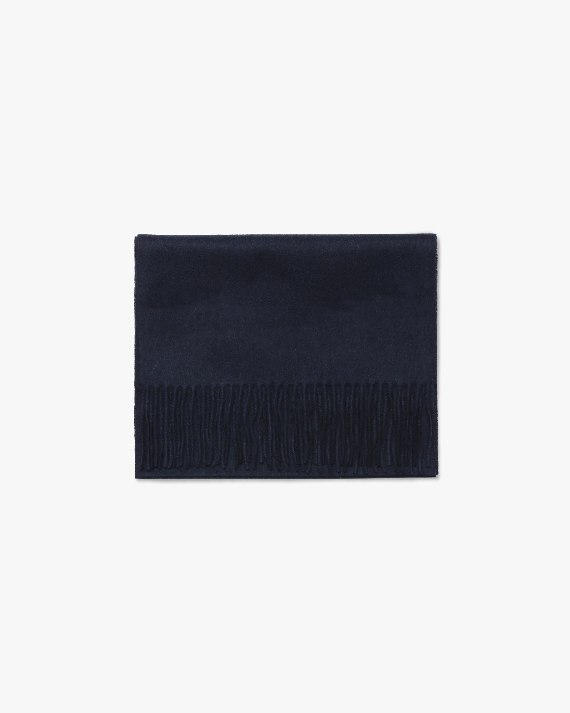 Wool Scarf in Navy.