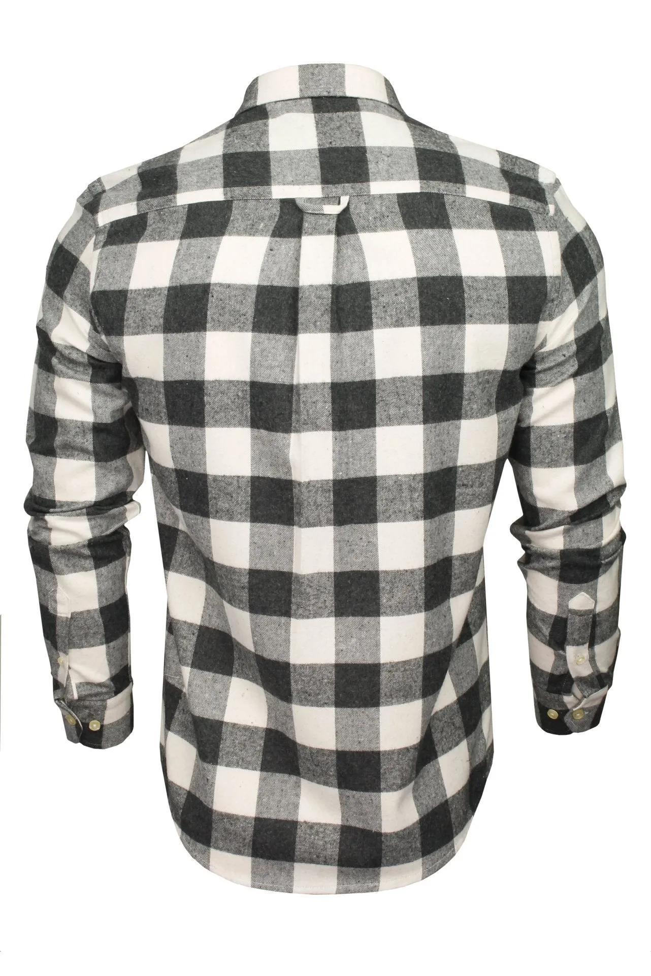 Xact Men's Buffalo Check Flannel Shirt - Long Sleeve