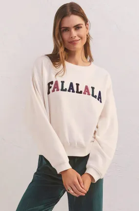 Z Supply Fa La La Sweatshirt is a stylish and festive sweatshirt that is perfect for the holiday season.